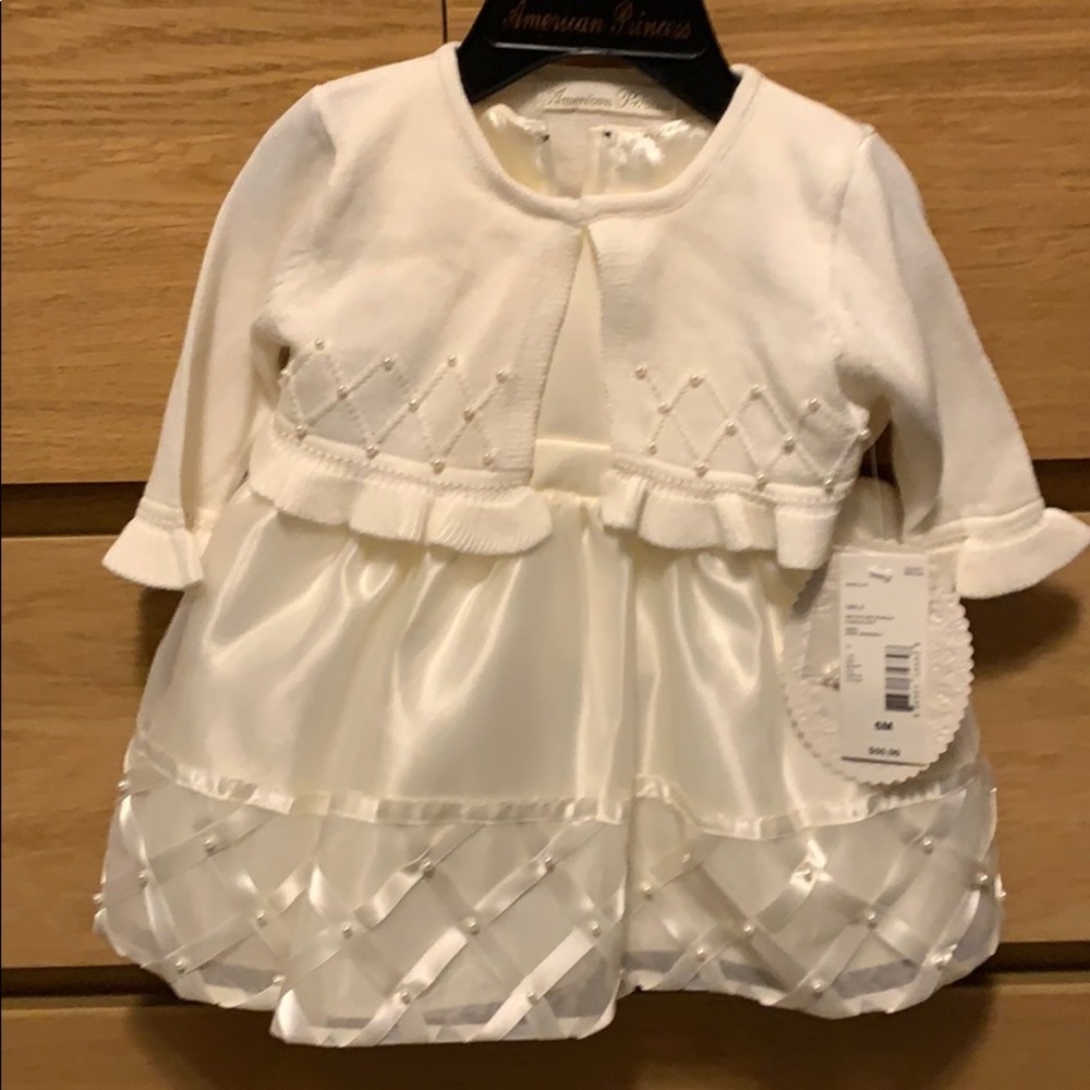 American Princess White Dress NWT